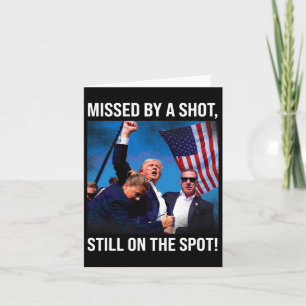 Von einem Schuss Donald Trumps historischer Moment Karte