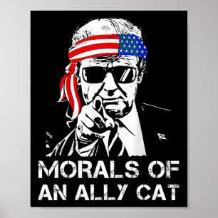 Von einer alleinstehenden Katze Funny Trump 2024 T Poster