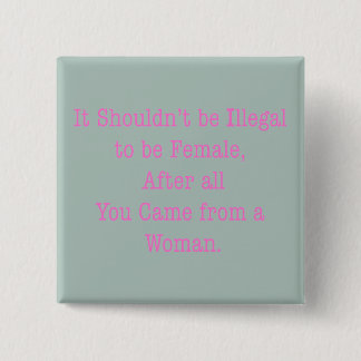 Von einer Frau Button