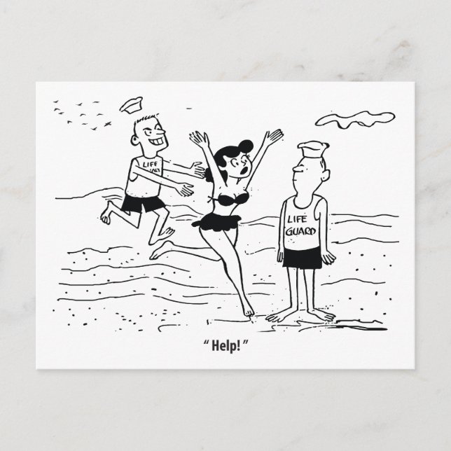 Von einer Lebensgarde zu einer anderen, lustig Vin Postkarte (Vorderseite)