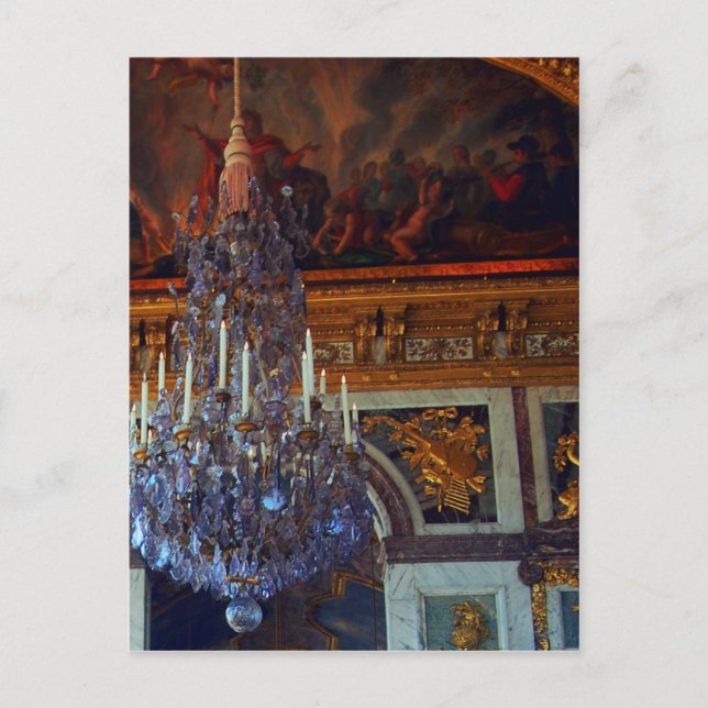 Von Elegance Chandelier ~ Postcard Postkarte (Vorderseite)