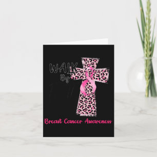 Von Faith Breast Cancer Awareness Christlich Jesus Karte