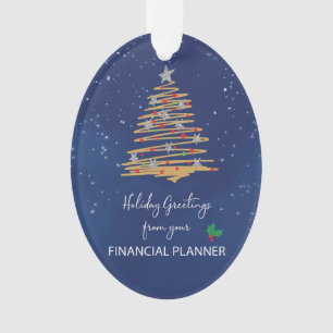 Von Finanzplaner Weihnachtsbaum Benutzerdefinierte Ornament