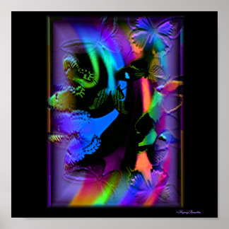 Von FlyingBeauties wegfliegen Poster