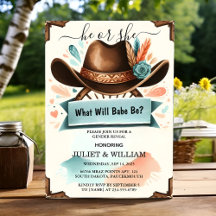 Von Fun Hat Farm Film US Cowboy Gender Reveal