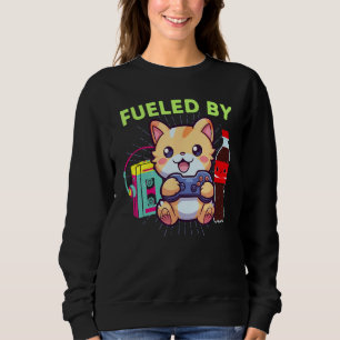 Von Gamer Cat Soda Pop & The 80er gespeist Sweatshirt