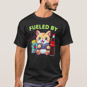 Von Gamer Cat Soda Pop & The 80er gespeist T-Shirt