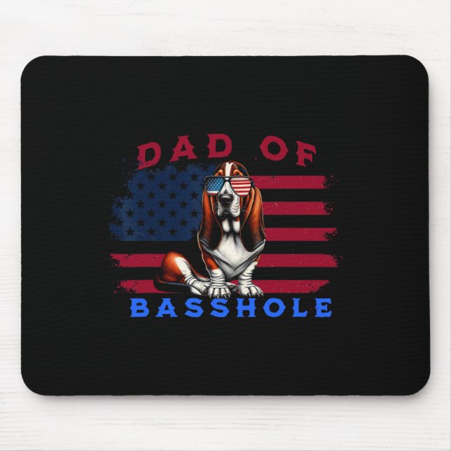von Ganzer US Flage 4. Juli Mousepad (Vorne)