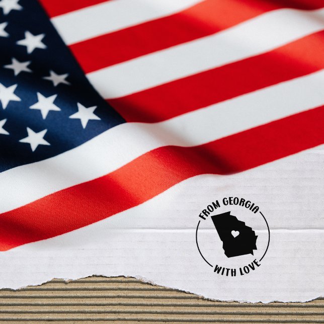 Von Georgien mit Liebe, Gummistempel (Von Creator hochgeladen)