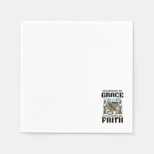 Von Gnade genährt, durch Glaubensdesign nachhaltig Serviette