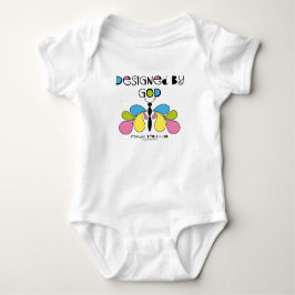 Von Gott entworfen, Abstrakt Butterfly Baby T-Shir Strampler