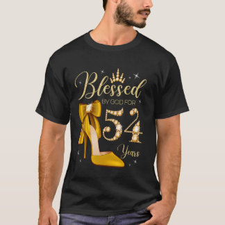 Von Gott gesegnet für 54 Jahre alt 54. Geburtstag T-Shirt