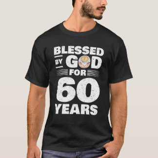 Von Gott gesegnet für 60 Jahre - 60. Geburtstag T-Shirt