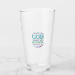 Von Gott gesegnet, von meinem Mann verwöhnt T-Shir Glas