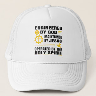 Von Gott konstruiert, von Jesus gewartet, Truckerkappe