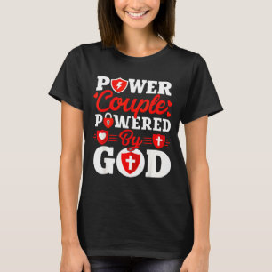Von Gott vereintes Paar Christliche Paare passend T-Shirt