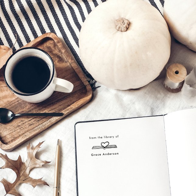 Von Hand gezeichnet Buchherz aus der Bibliothek vo Permastempel (Von Creator hochgeladen)