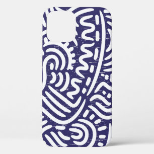 Von Hand gezeichnet ethnische Elemente, lebendiges Case-Mate iPhone Hülle