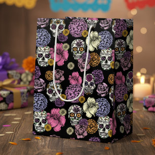 Von Hand Gezeichnet mexikanische Holiday Sugar Sku Mittlere Geschenktüte