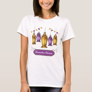 von Hand gezeichnet Rmadan-Kareem- T - Shirt Schlü