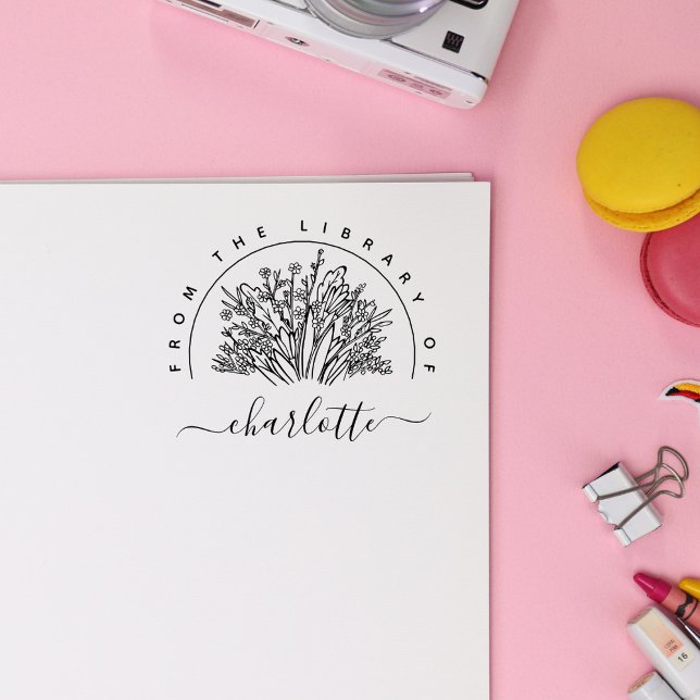 Von Hand gezeichnet rustikale Blume aus dem Biblio Gummistempel (Von Creator hochgeladen)