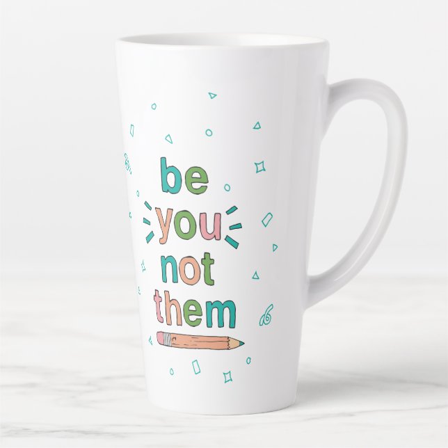 Von Hand Gezeichnet, zitieren Sie intelligente Kid Milchtasse (Rechts)
