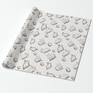 Von Hand gezeichnetes Packpapier des