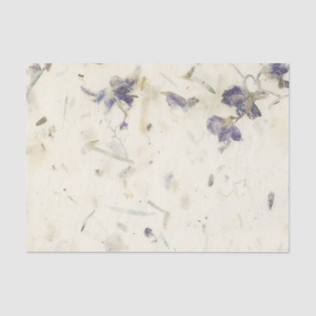Von Hand hergestellte, getrocknete Blume Seidenpapier (Vorderseite)