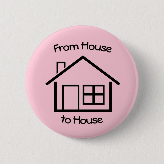 Von Haus zu Haus JW Pioneer Geschenke - Baumwolle  Button (Vorderseite)