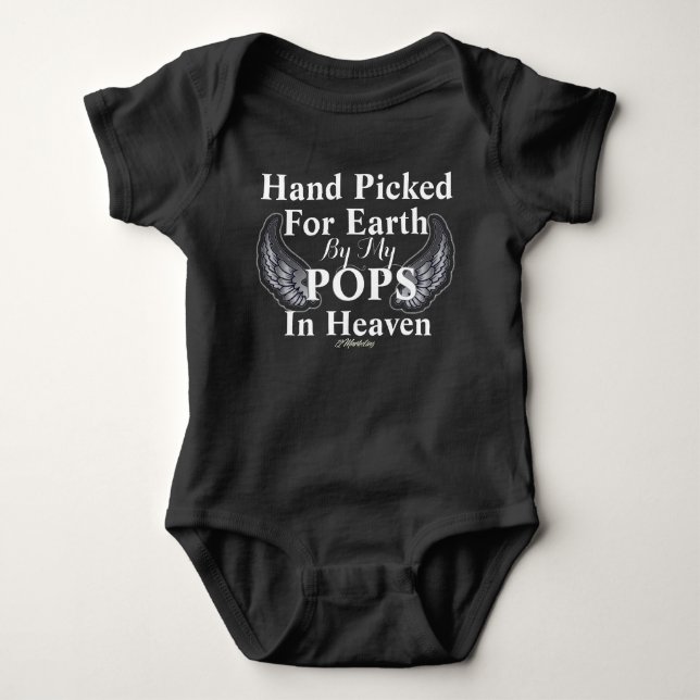 Von "Heaven From My baby Säugling Outfit" Baby Strampler (Vorderseite)
