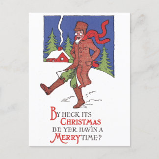 Von Heck ist Weihnachtskarte für Weihnachten Postkarte