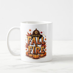 Von Herbst & Feuer angetrieben - Gemütlicher Herbs Kaffeetasse