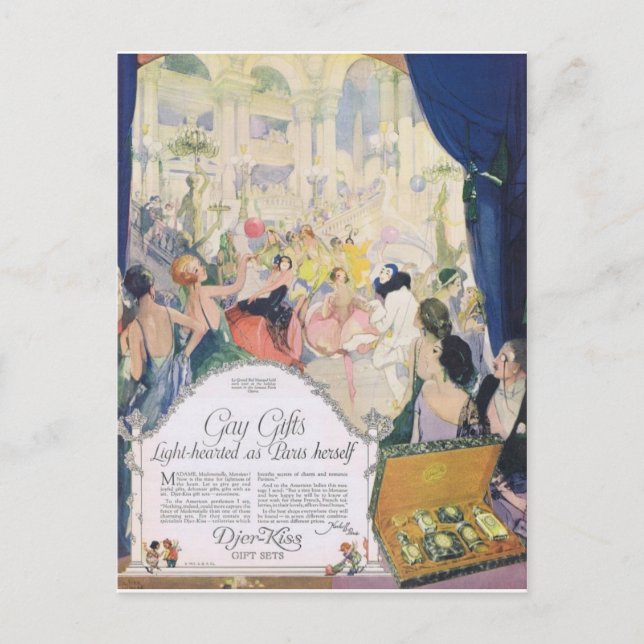 Von Herzen wie Paris selbst Postkarte (Vorderseite)