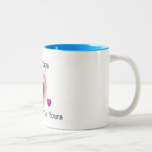Von Herzen zu dir zwei tone Tasse