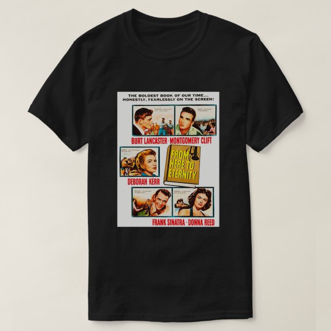 Von hier zu Ewigkeit Drama Romance Film T-Shirt (Design vorne)