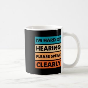 von Hörgeschädigtem Vintagem Hörvermögen Kaffeetasse