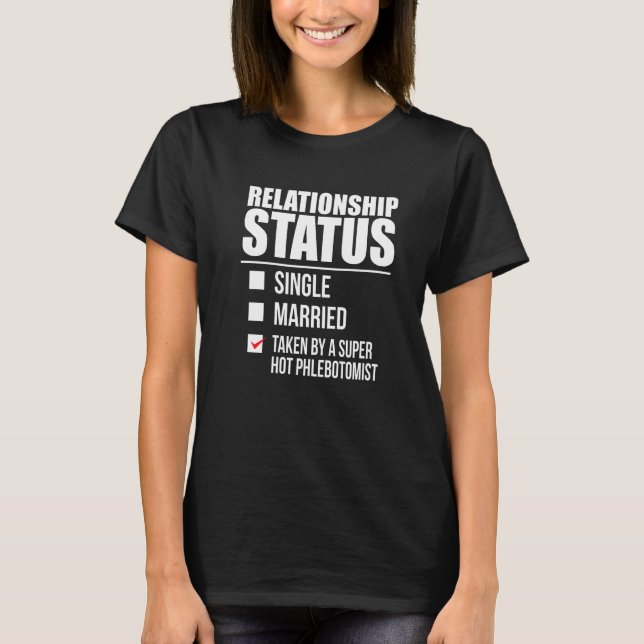 Von Hot Phlebotomist T-Shirt (Vorderseite)