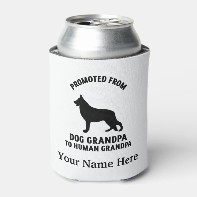 Von Hunde Opa zum menschlichen Großvater befördert Dosenkühler (Kanne Vorderseite)