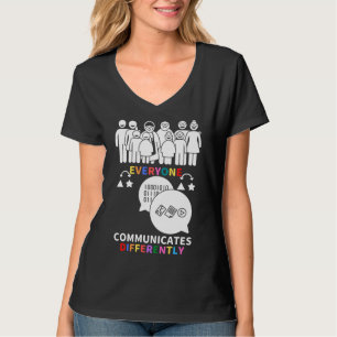 Von im April tragen wir Rot statt Autismus Mensche T-Shirt