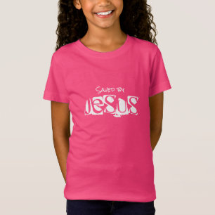 Von JESUS Gerettet Kinder T-Shirt