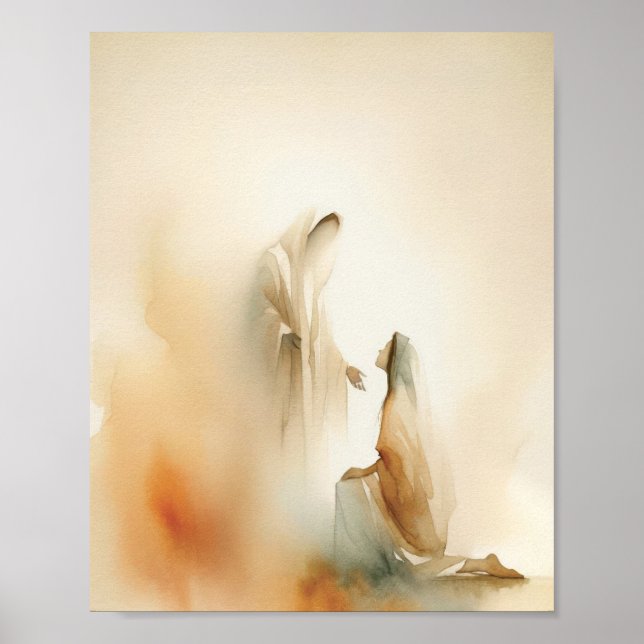 Von Jesus gesegnet, Digitaldruck, Inspirierend Wat Poster (Vorne)