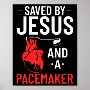 Von Jesus und einem Herzkrankenbildner Poster