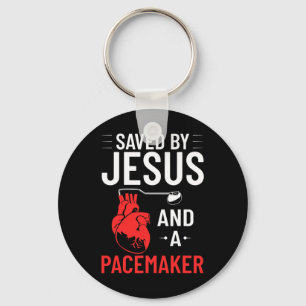 Von Jesus und einem Herzkrankenbildner Schlüsselanhänger