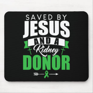 Von Jesus und einem Zitat von Organtransplantation Mousepad