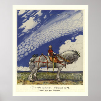 Von John Bauer in die Welt Poster
