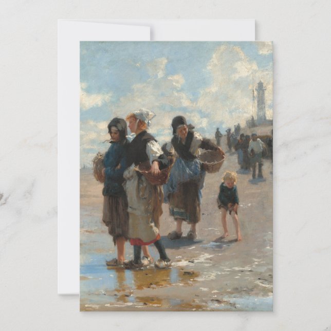 Von John Singer Sargent zum Fischen Einladung (Vorderseite)
