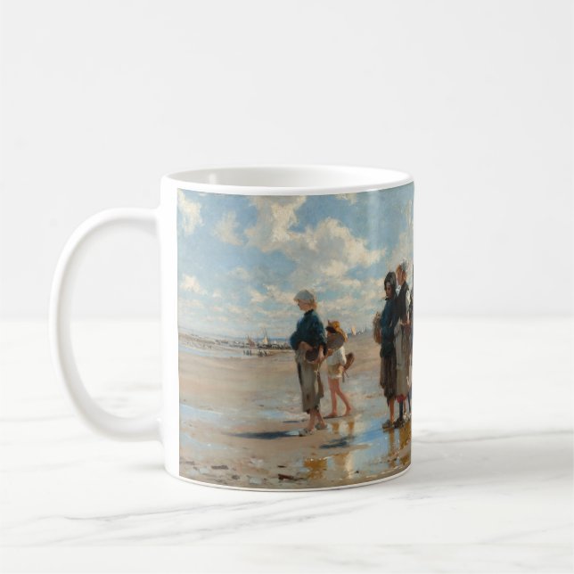Von John Singer Sargent zum Fischen Kaffeetasse (Links)