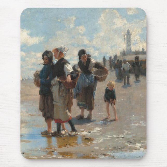 Von John Singer Sargent zum Fischen Mousepad (Vorne)