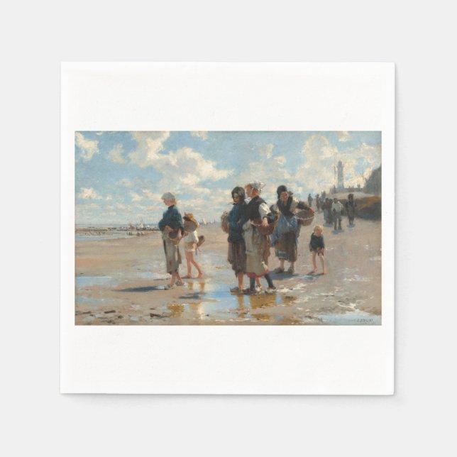 Von John Singer Sargent zum Fischen Serviette (Vorderseite)