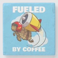 Von Kaffee gefickt, flatternder Tortoise Cartoon